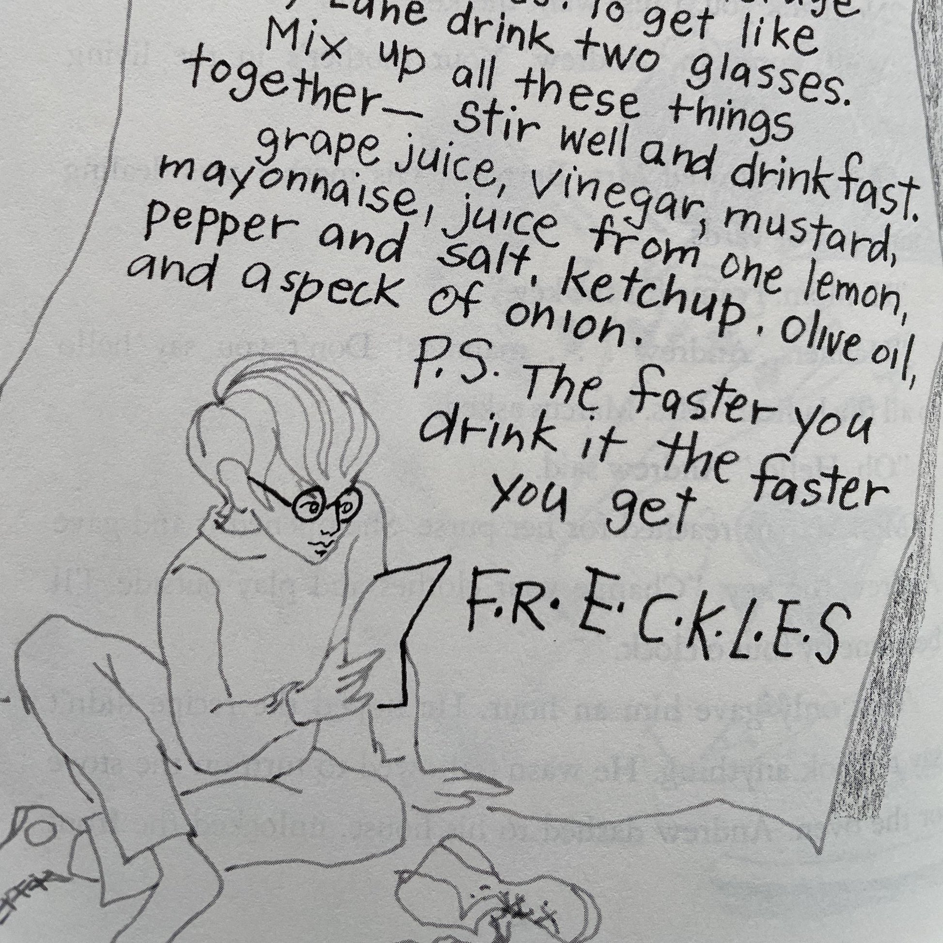 Freckle Juice by Judy Blume, illustrated by Sonia O. Lisker
