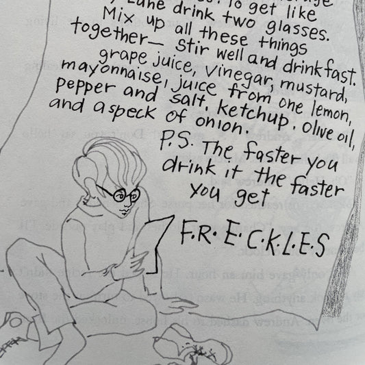 Freckle Juice by Judy Blume, illustrated by Sonia O. Lisker