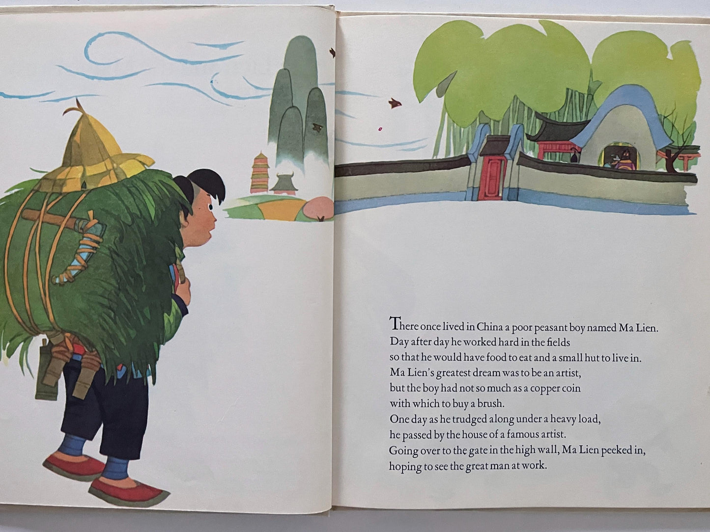 Ma Lien and the Magic Brush by Hisako Kimishima, illustrated by Kei Wakana
