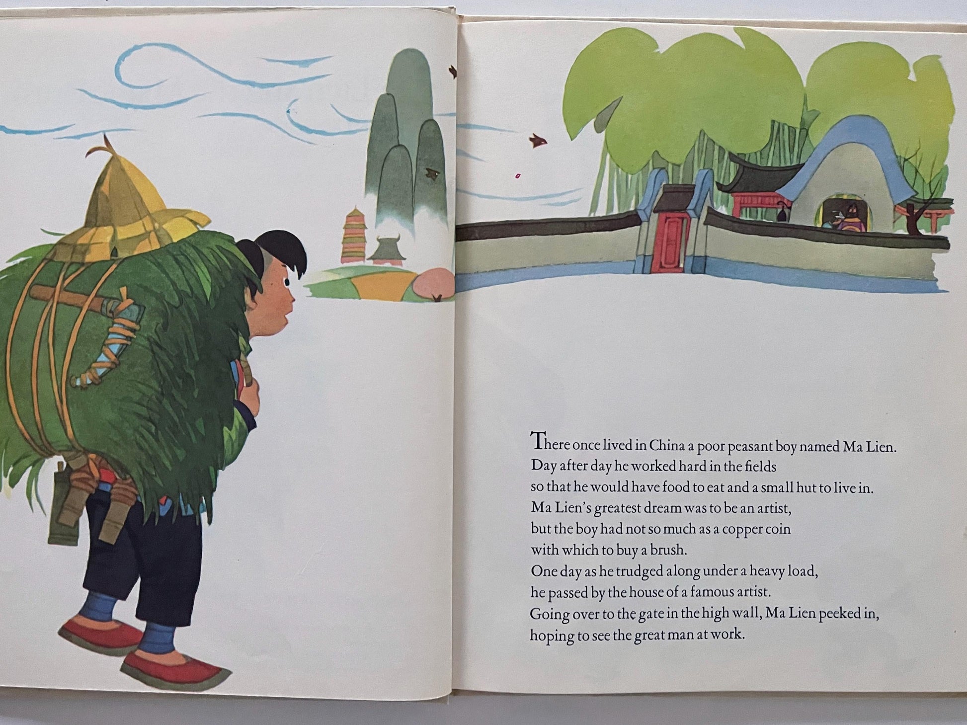 Ma Lien and the Magic Brush by Hisako Kimishima, illustrated by Kei Wakana