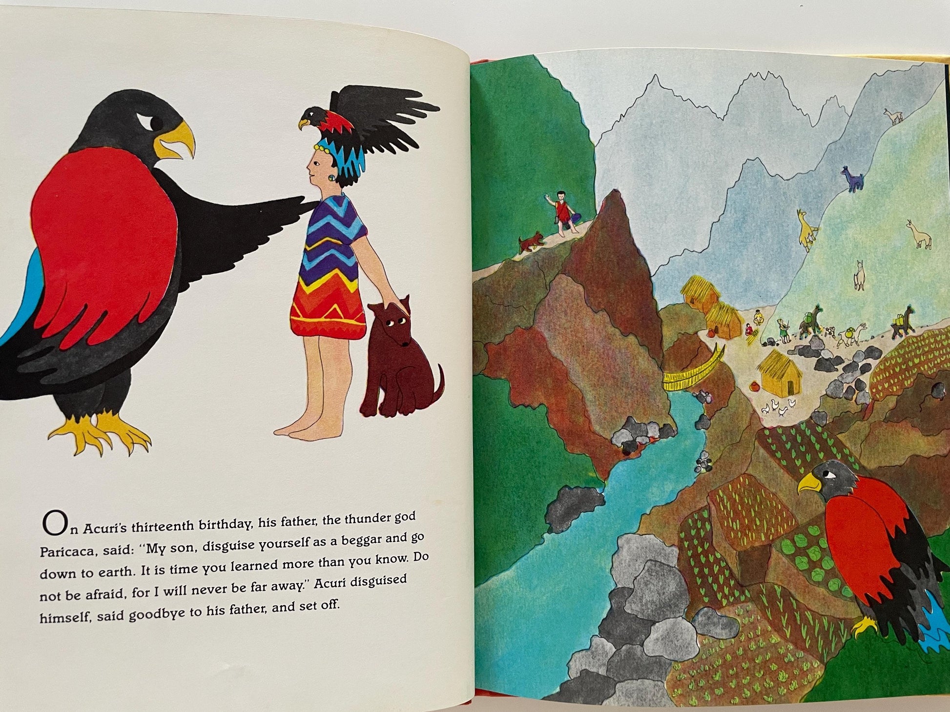 The Thunder God's Son: A Peruvian Folktale by Ariane Dewey