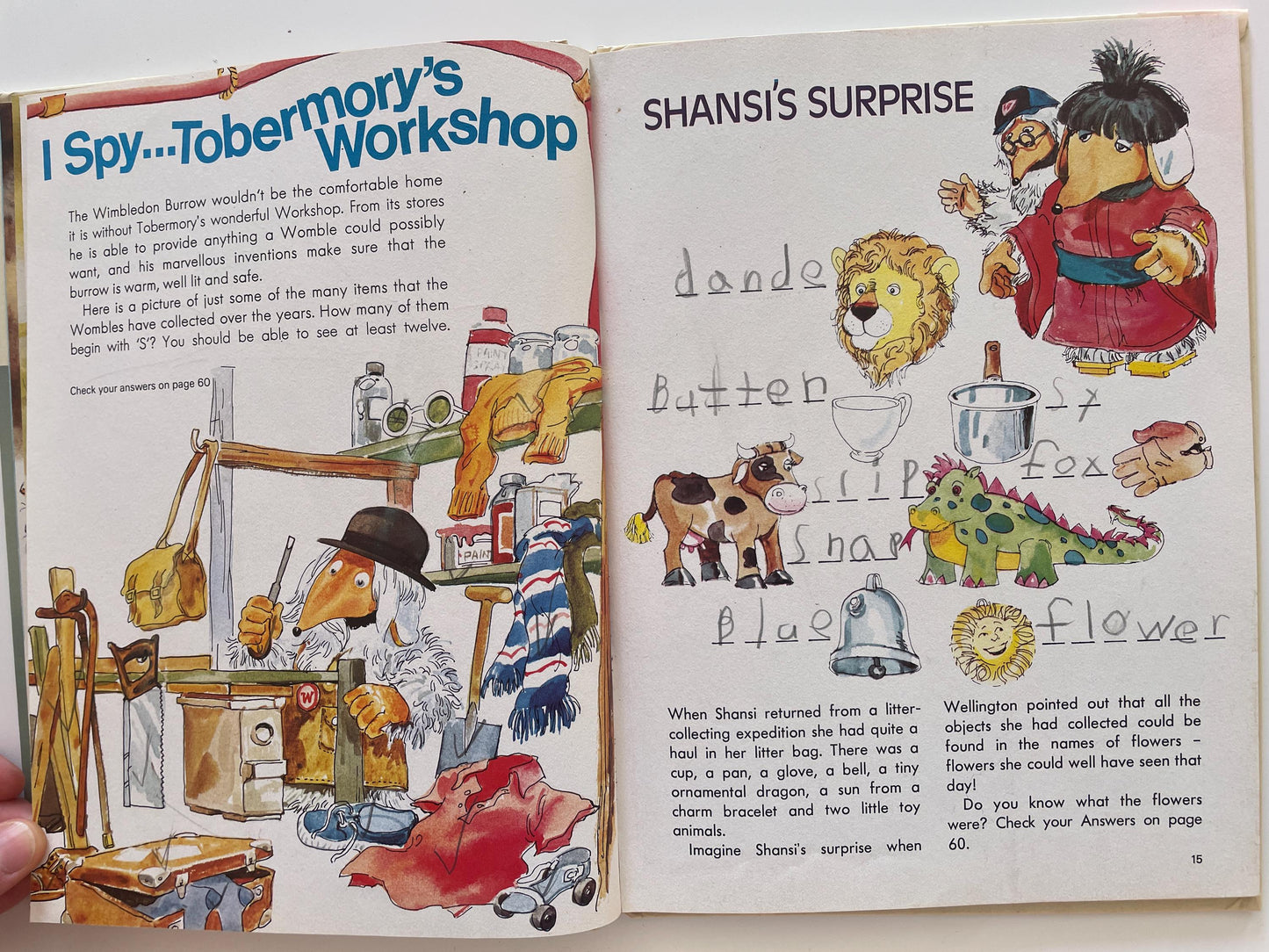 The Wombles Annual 1978 BBC, illustrations by Edgar Hodges and David Fryer
