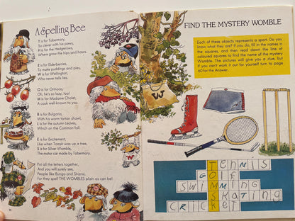 The Wombles Annual 1978 BBC, illustrations by Edgar Hodges and David Fryer