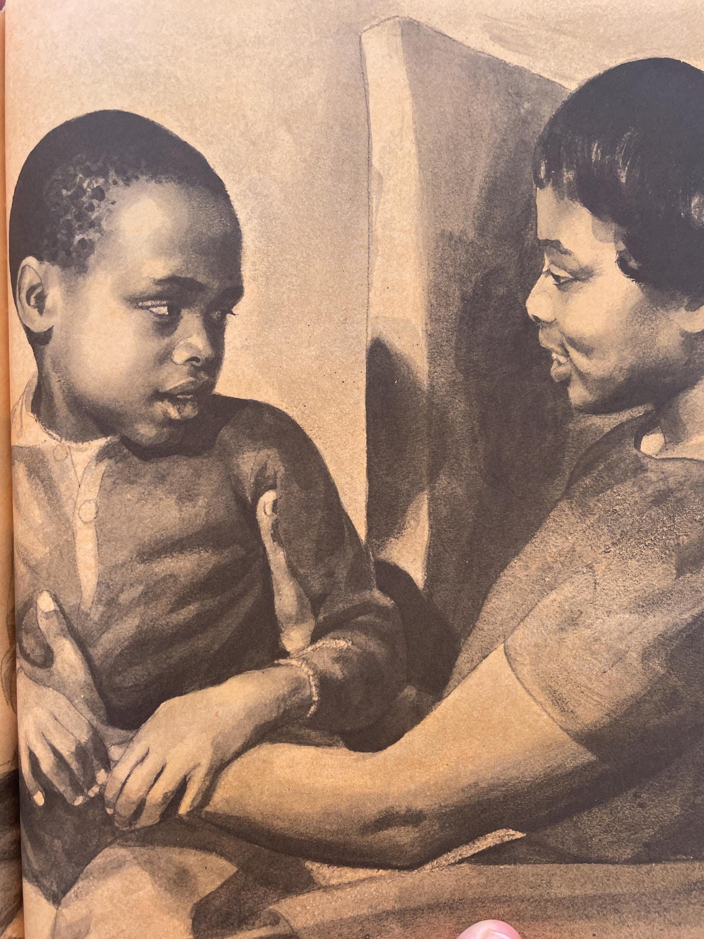 Sam by Ann Herbert Scott, illustrated by Symeon Shimin