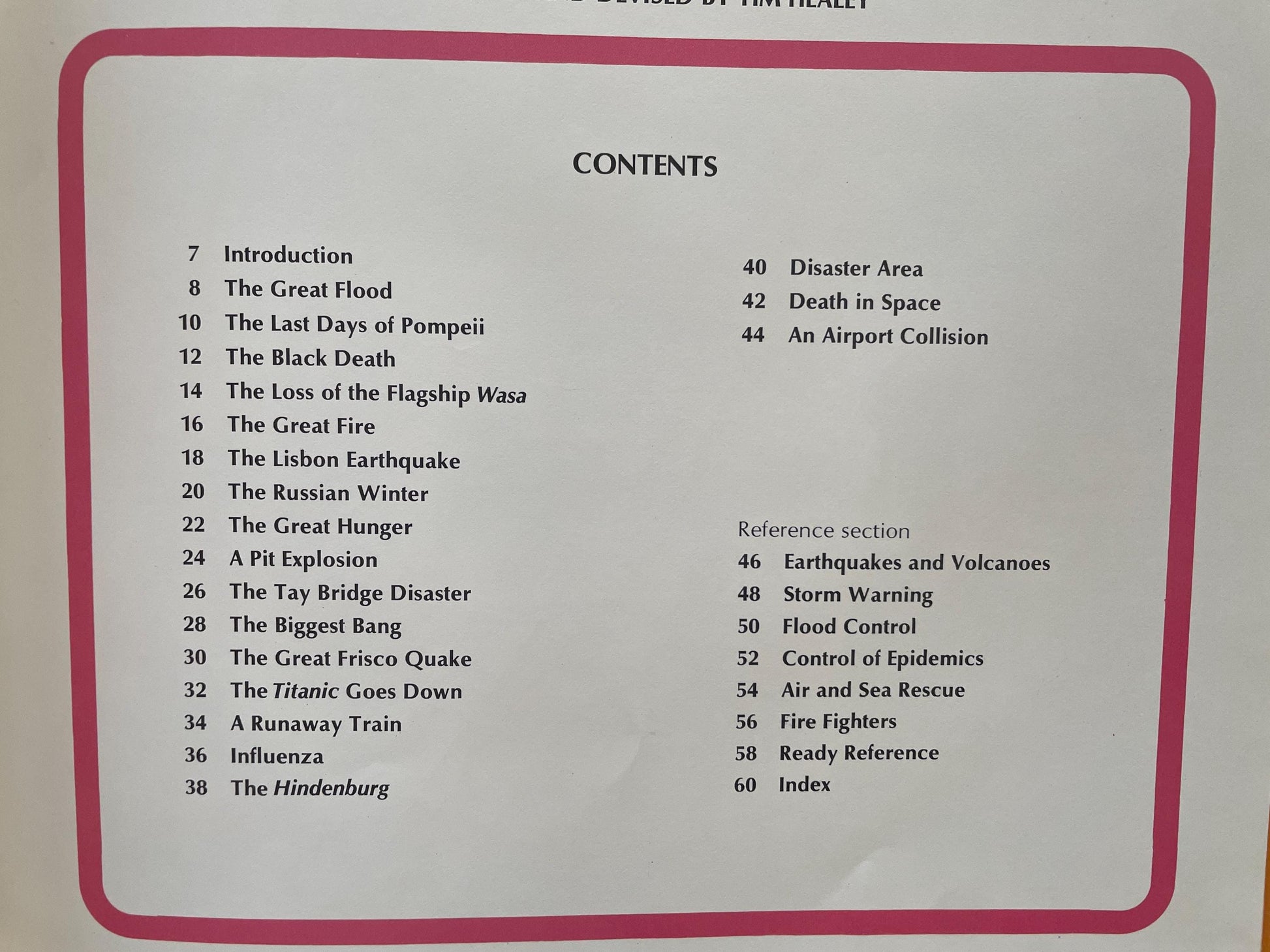 Timespan: Disasters by Tim Healey