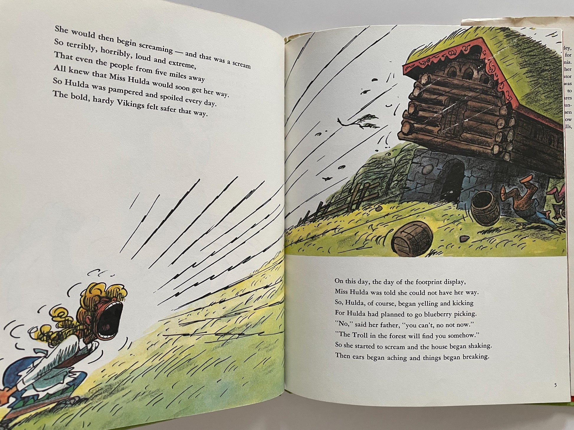 RARE Hulda by Carol Svendsen, illustrated by Julius Svendsen