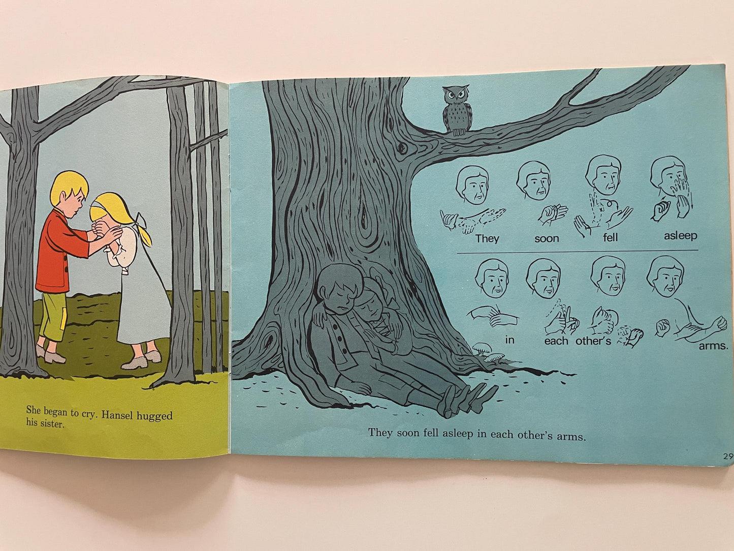 Hansel and Gretel in signed English by Karen Luczak Saulnier, illustrated by Ralph R. Miller