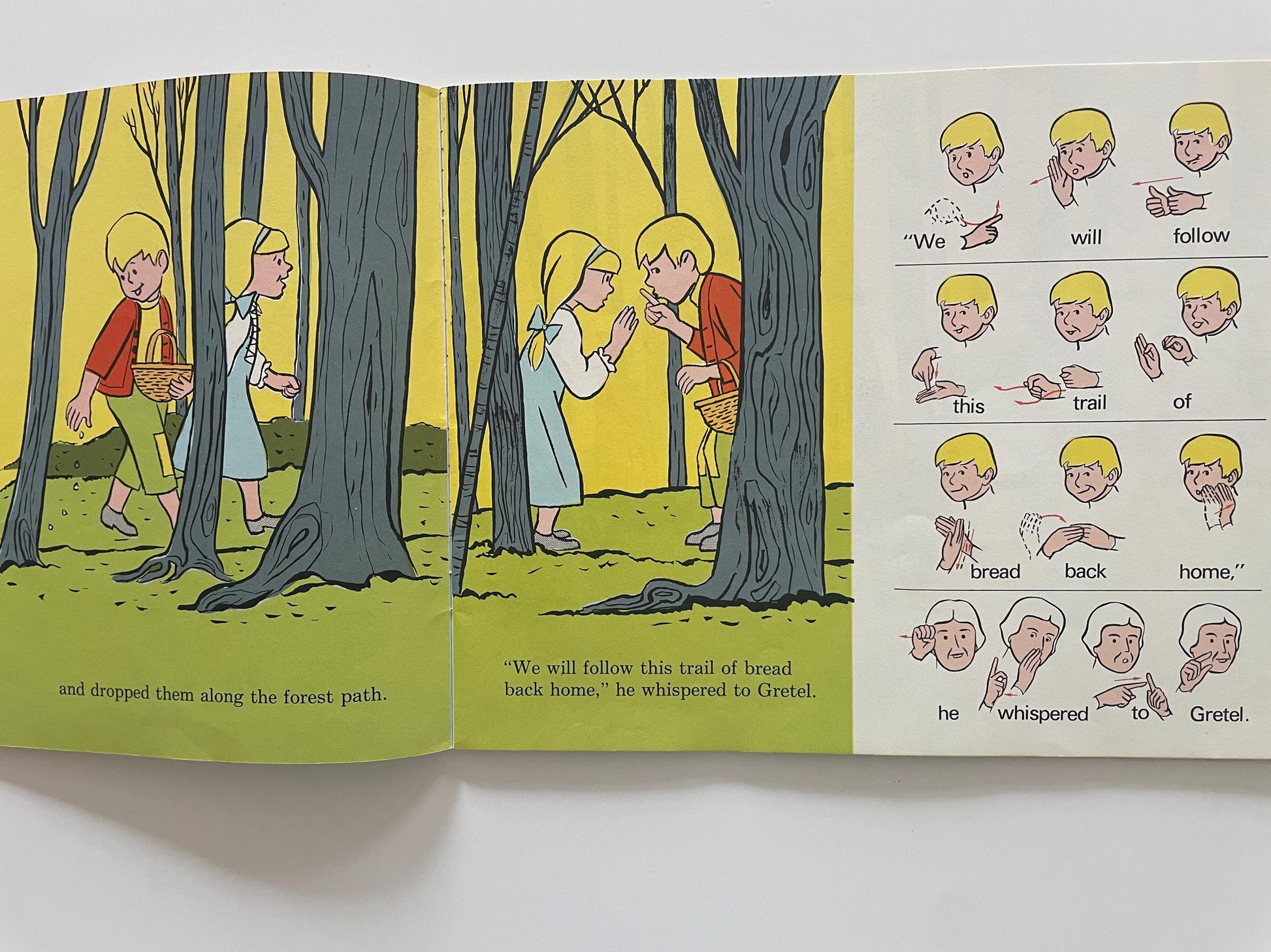 Hansel and Gretel in signed English by Karen Luczak Saulnier, illustrated by Ralph R. Miller