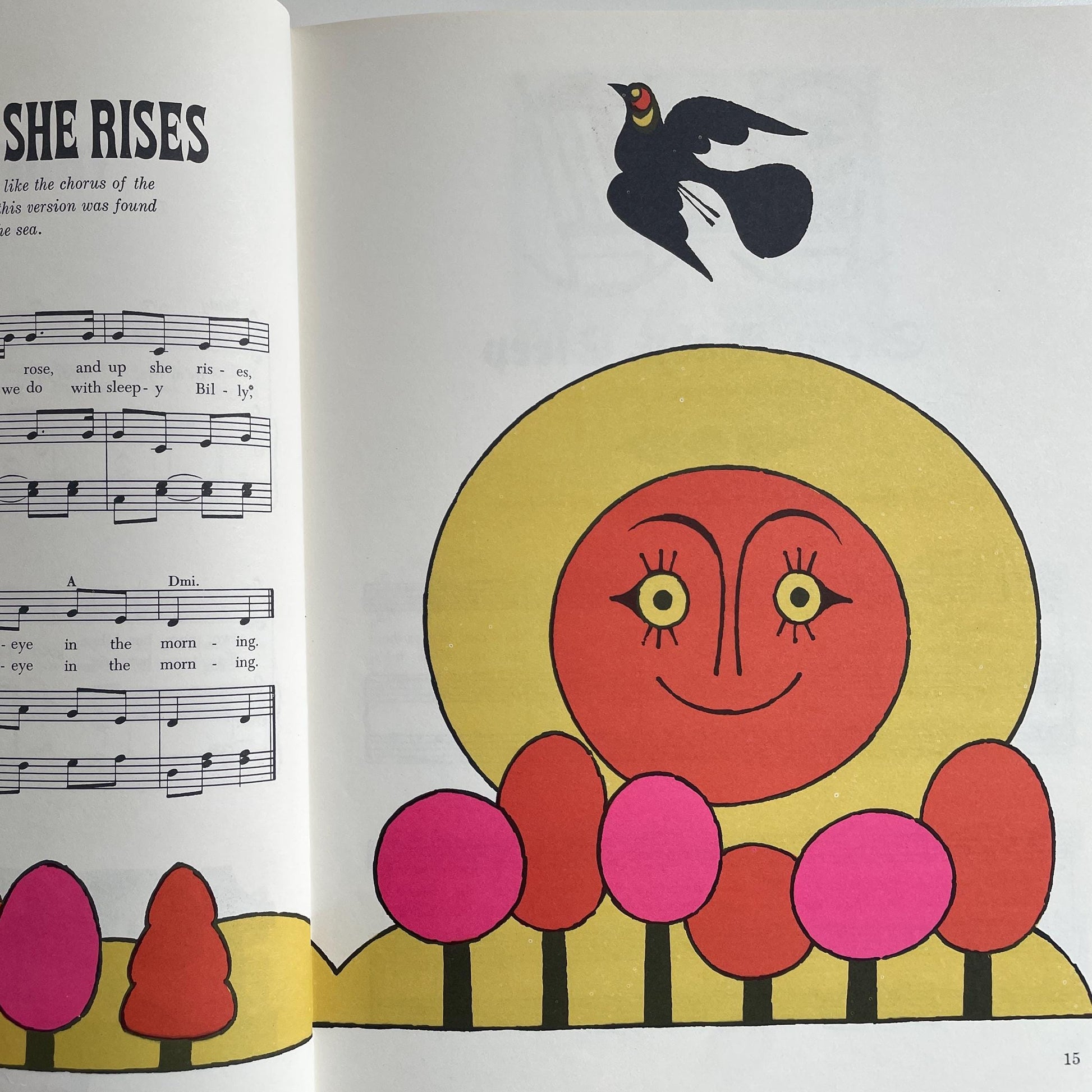 The Fireside Book of Children's Songs by Marie Winn & Allan Miller, illustrated by John Alcorn