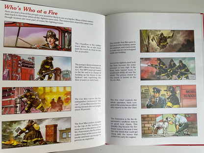 The Big Book of Real Fire Trucks and Fire Fighting by Teddy Slater, illustrated by Mones