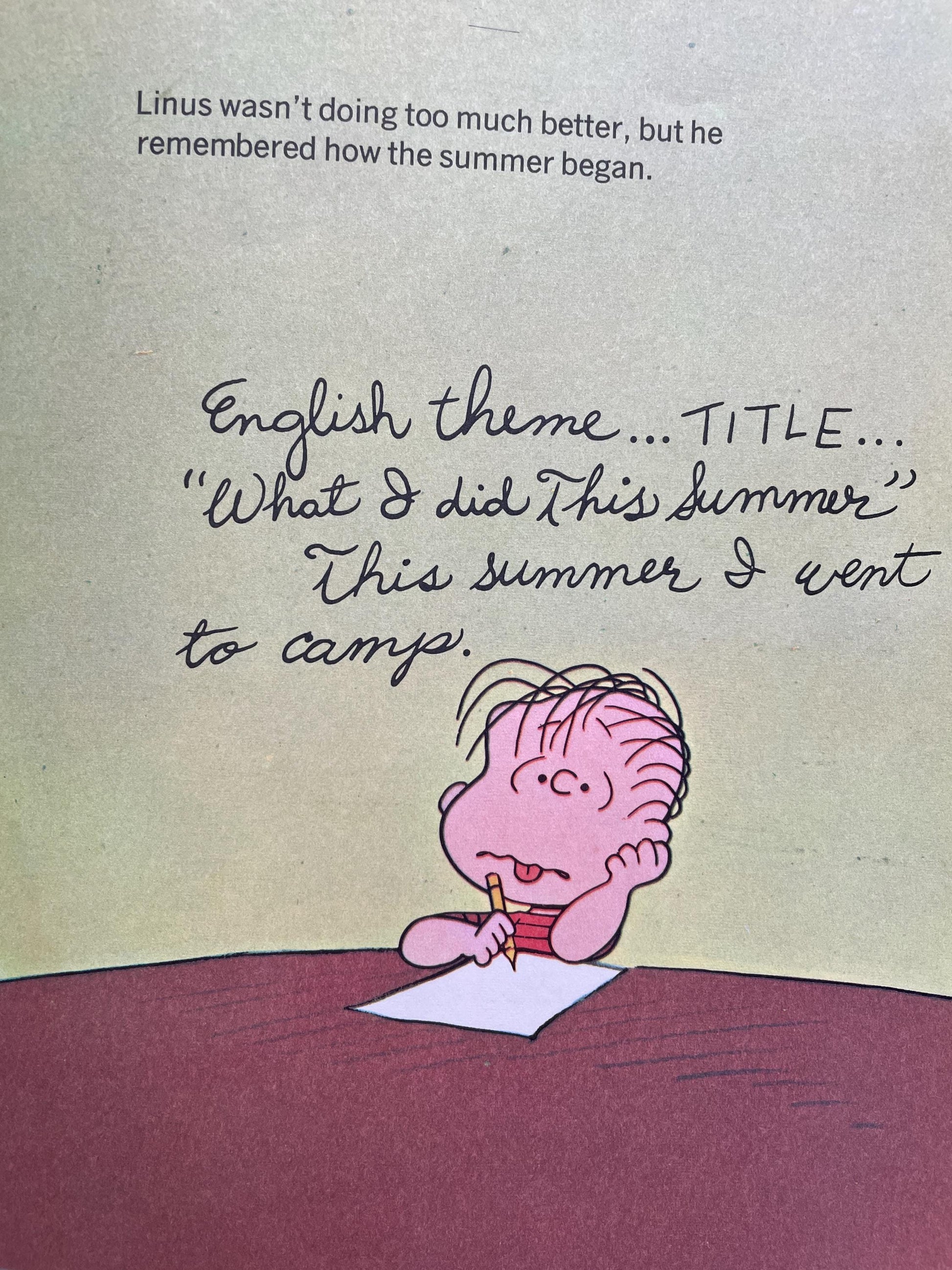 It Was a Short Summer, Charlie Brown by Charles M. Schulz