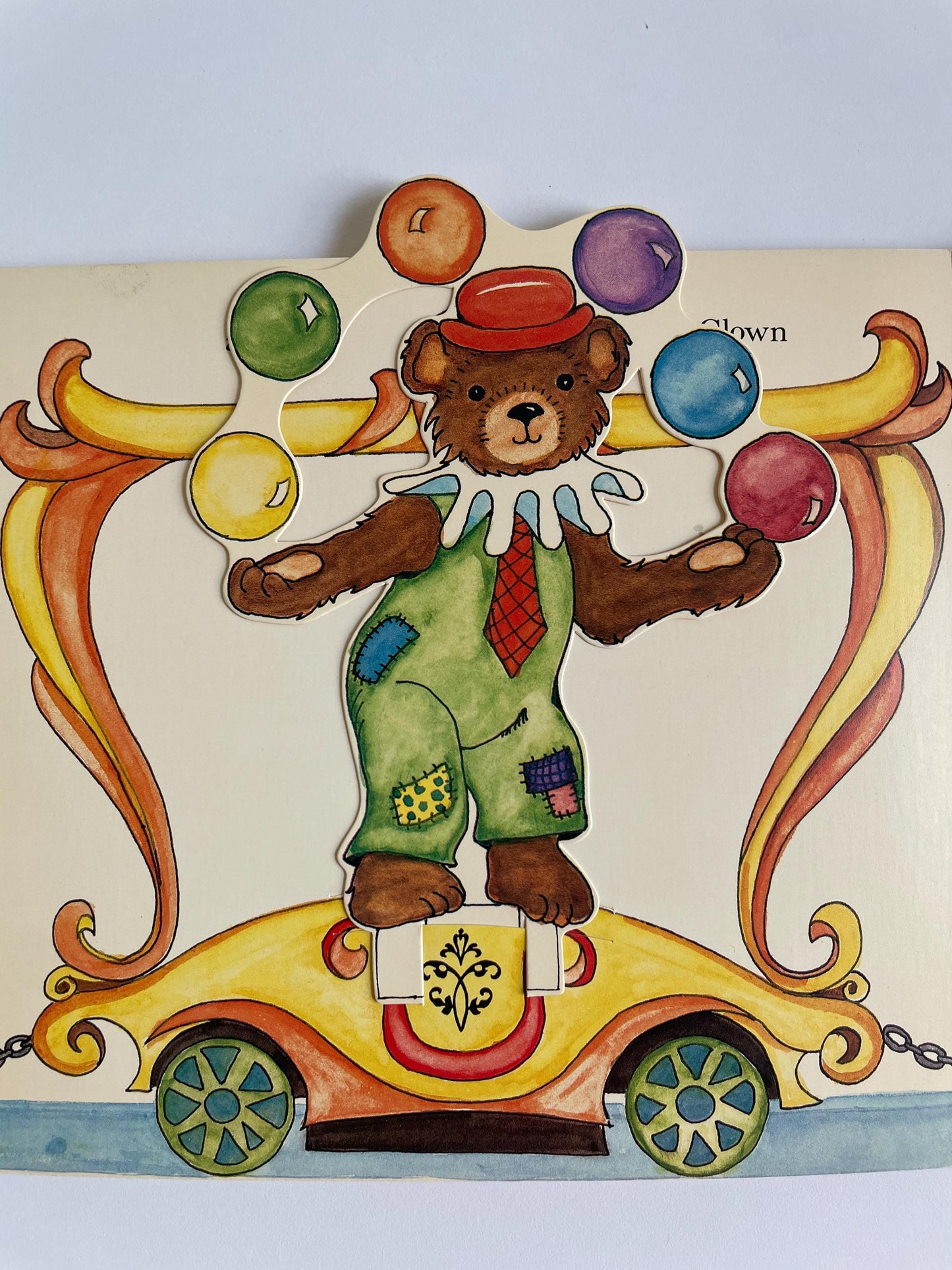 The Moving-Action Teddies Circus Train by Leslie McGuire