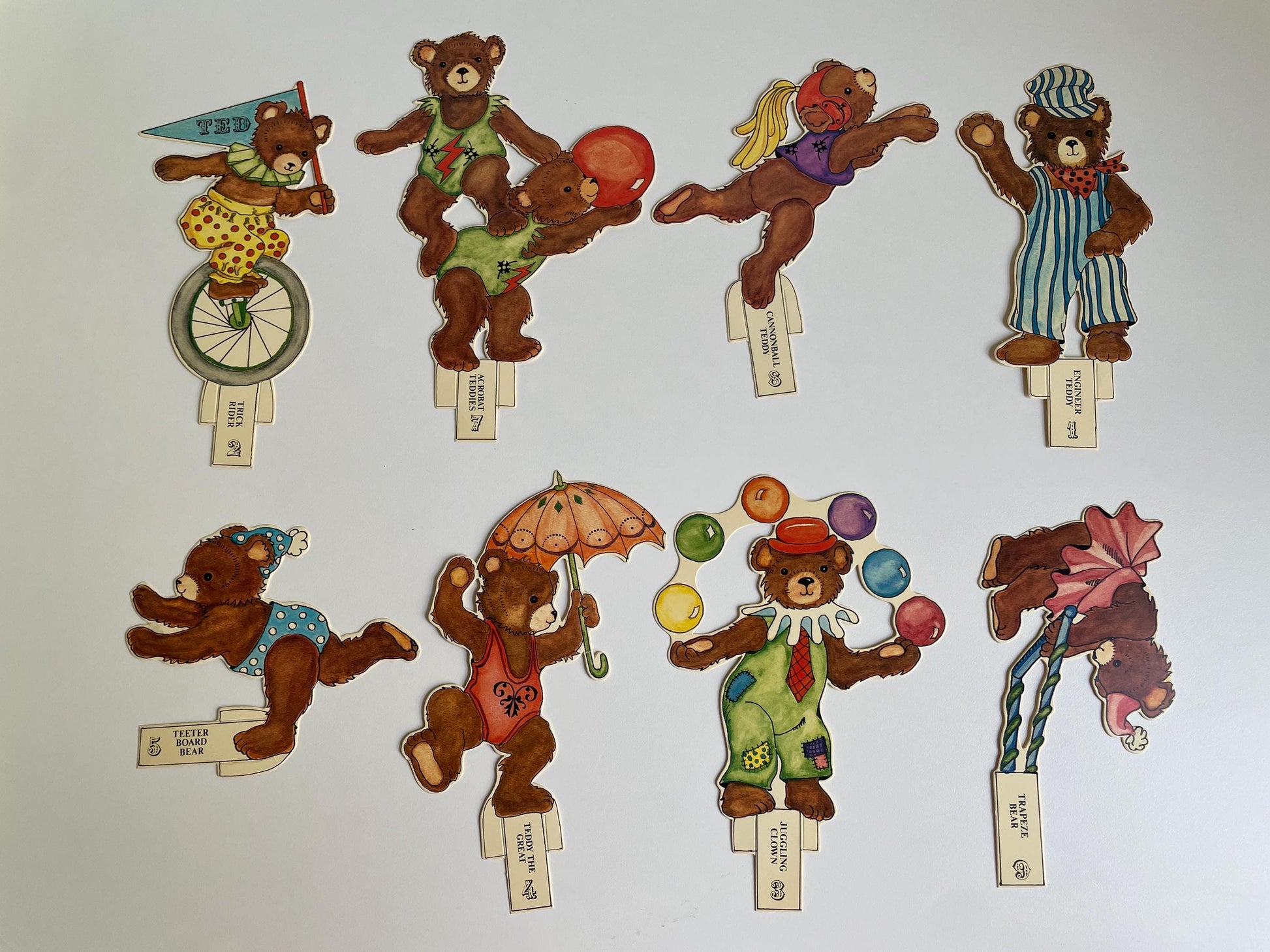 The Moving-Action Teddies Circus Train by Leslie McGuire