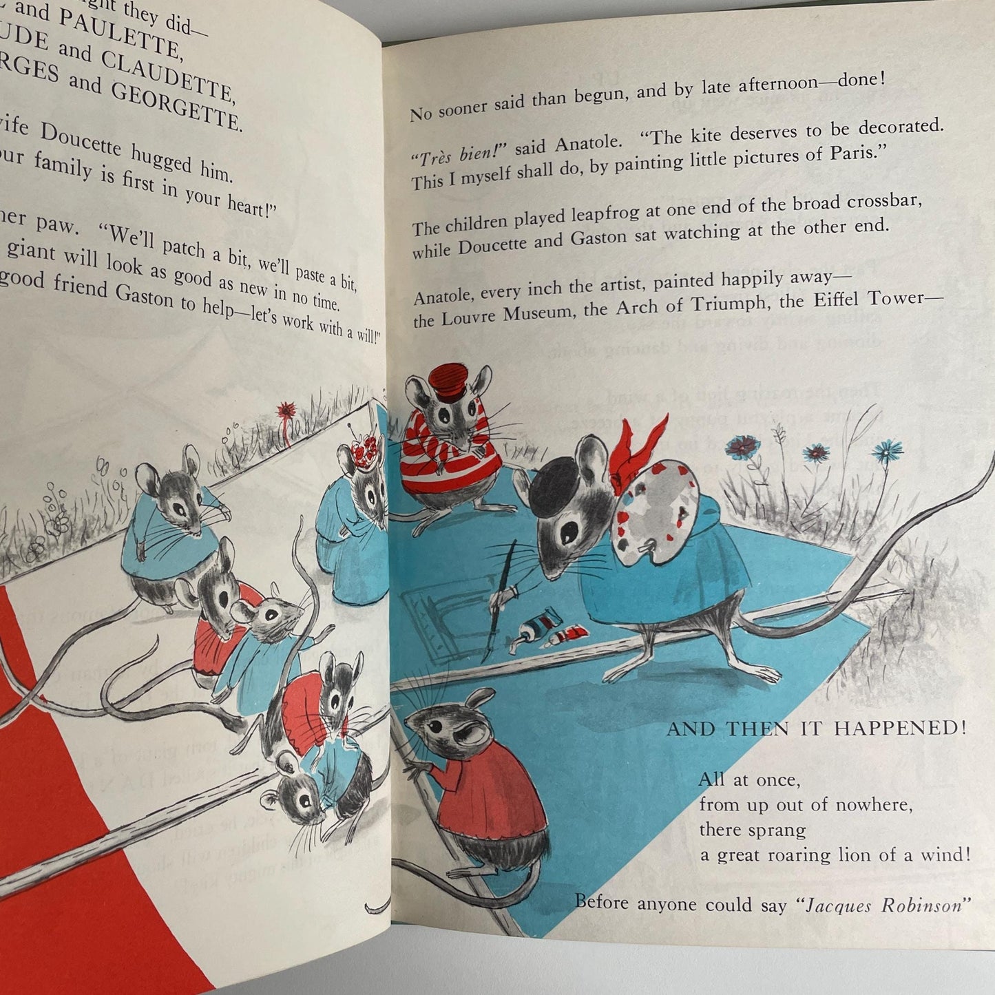 Anatole Over Paris by Eve Titus, illustrated by Paul Galdone